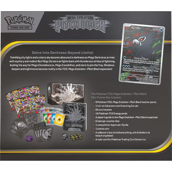Mega Evolution Pitch Black- Elite Trainer Box - Español