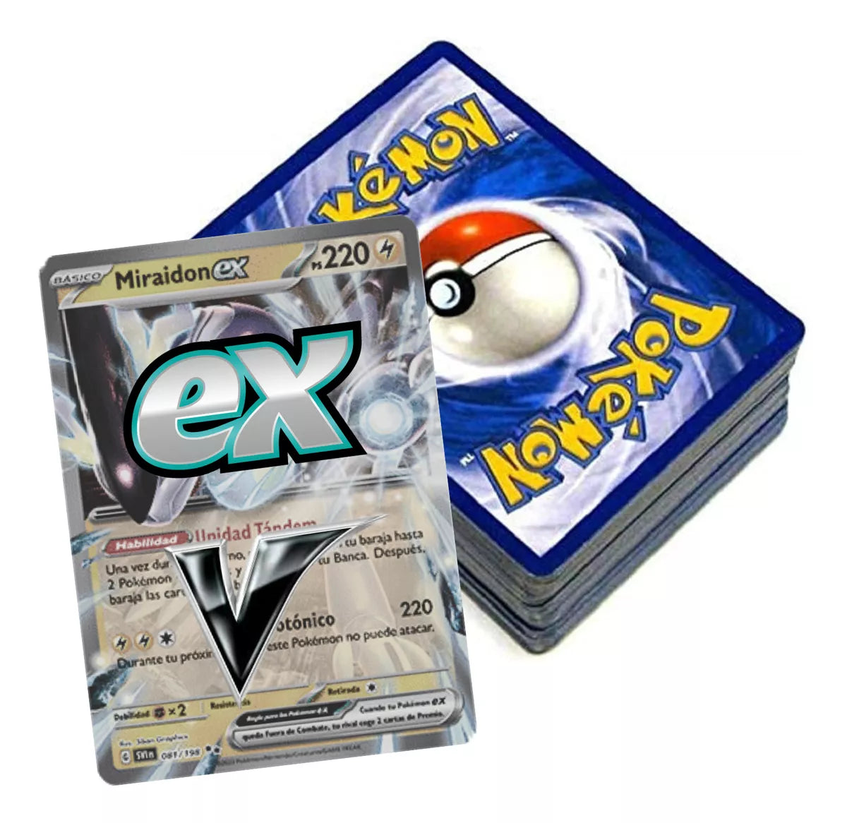 Lote De 100 Cartas Pokemon + Gx/ex/v