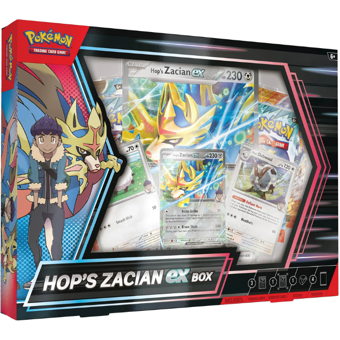 Hop’s Zacian ex Box – Ingles