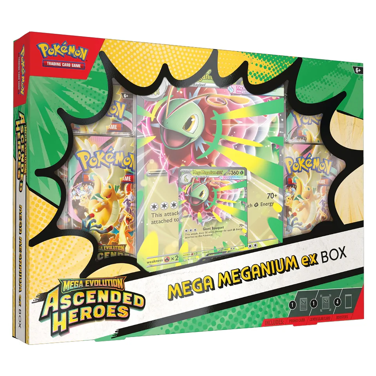 Pokemon TCG Mega Evolution - Ascended Heroes Mega Meganium ex Box Inglés