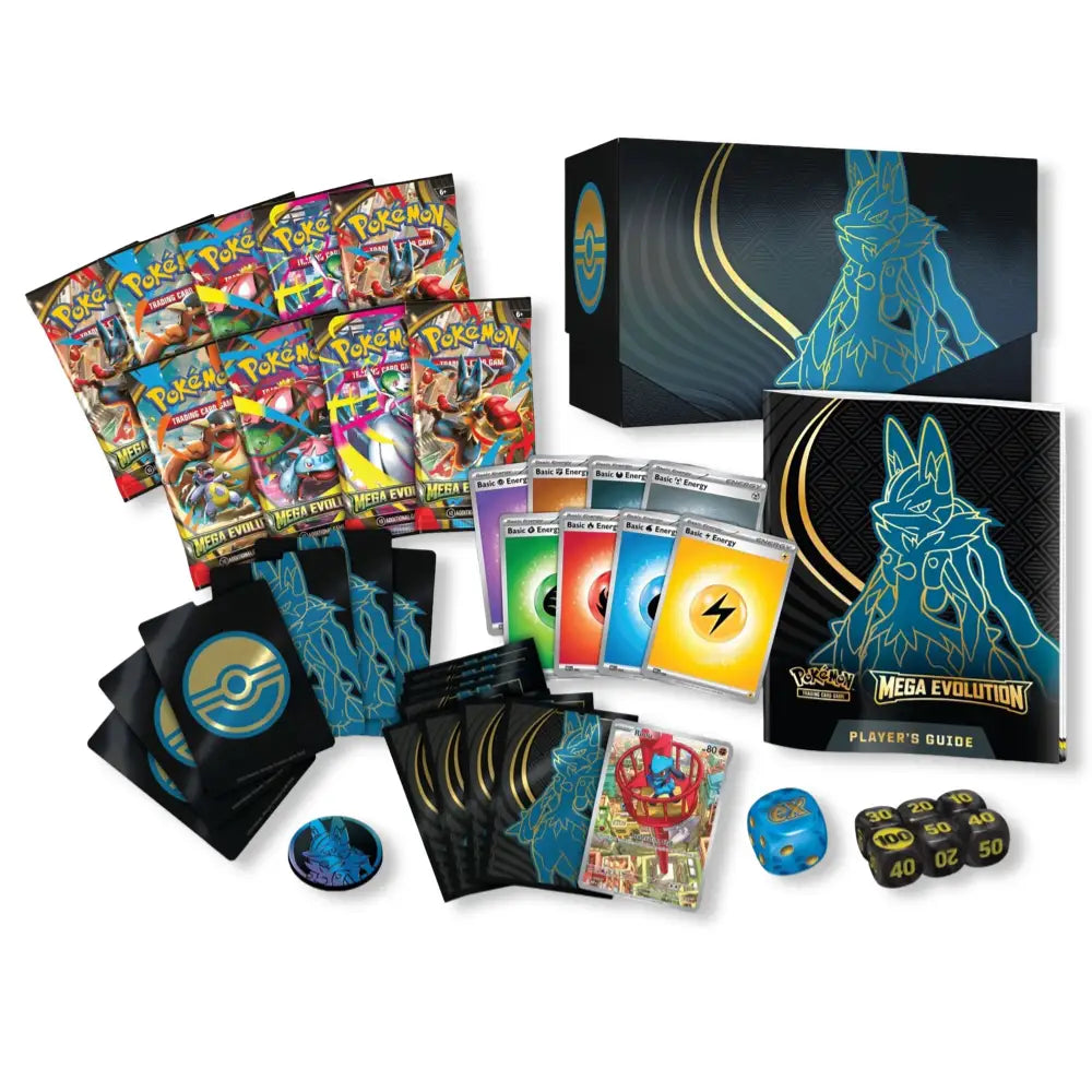 Mega Evolution (Base Set) - Elite Trainer Box - Español (Lucario)