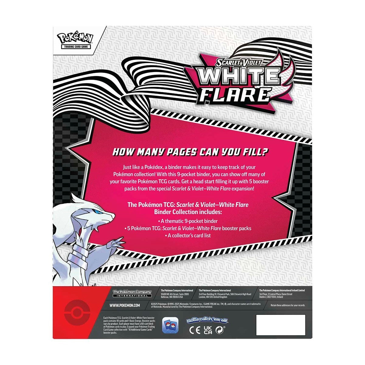 Scarlet & Violet – White Flare – Binder Collection – Inglés