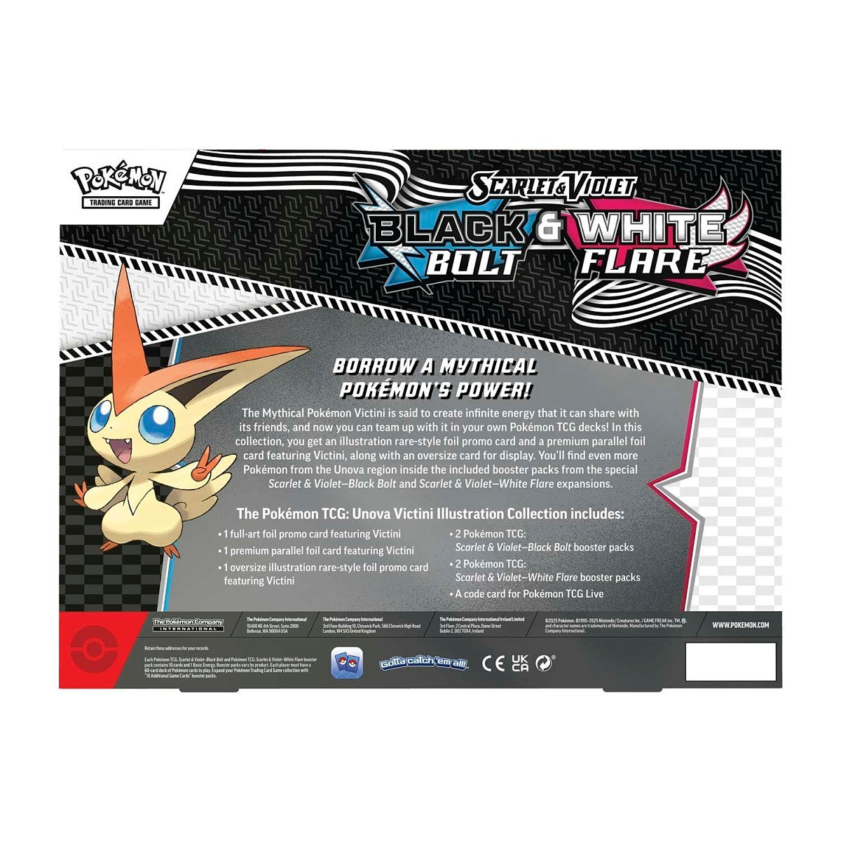 Black Bolt & White Flare: Victini Illustration Collection – Español