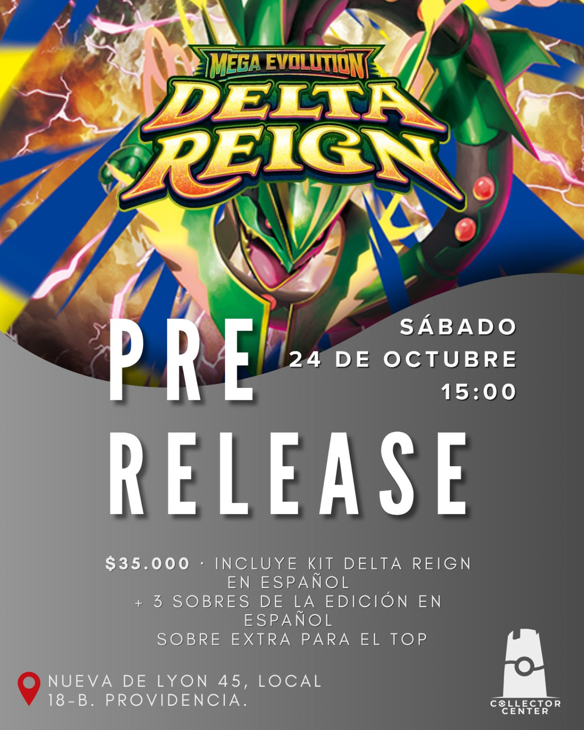 Pre Lanzamiento Delta Reign 24/10/2026 Sucursal Dos Caracoles