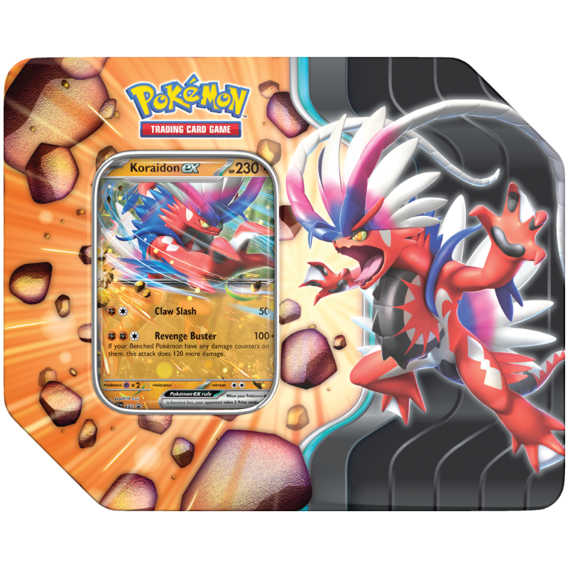 Slashing Legends – Tin - Inglés (Koraidon Ex)