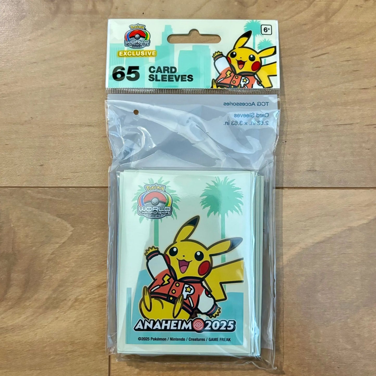 ANAHEIM 2025 65ct Pokémon Center Sleeves