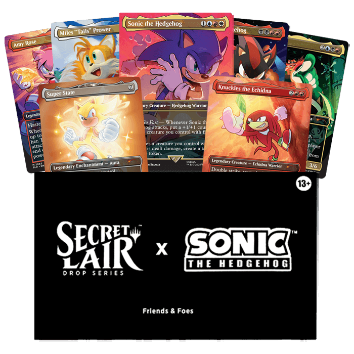 MTG secret lair sonic Friends&Foes 2セット Secret Lair x Sonic: Friends & Foes | Secret Lair store