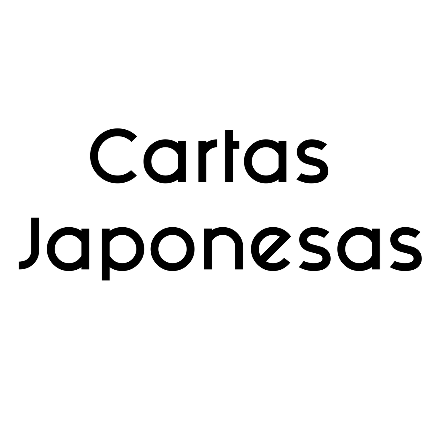 Cartas Japonesas