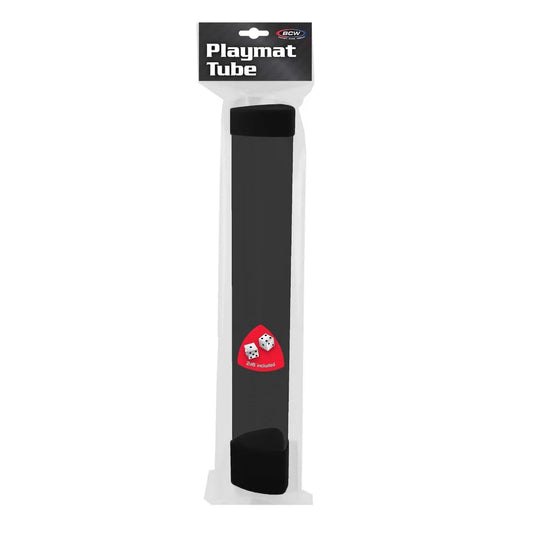 BCW Playmat Tube with Dice Cap - SMOKE