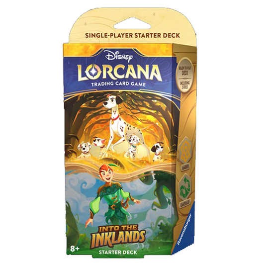 Disney Lorcana Into the Inklands Starter Deck Amber & Emerald