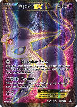 Espeon EX - 117/122 - Full Art Ultra Rare