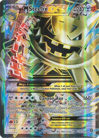 M Steelix EX - 109/114 - Full Art Ultra Rare