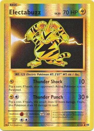 Electabuzz - 41/108 - Common Reverse Holo