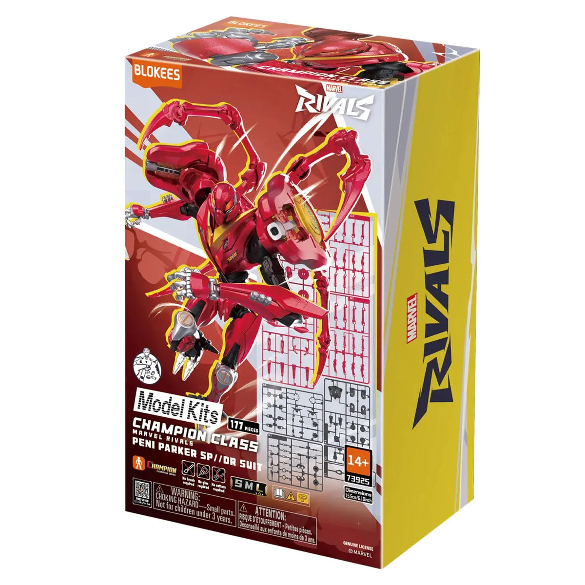 Blokees Figures | Marvel | Rivals | Champion Class 09 | Peni Parker SP//dr Suit