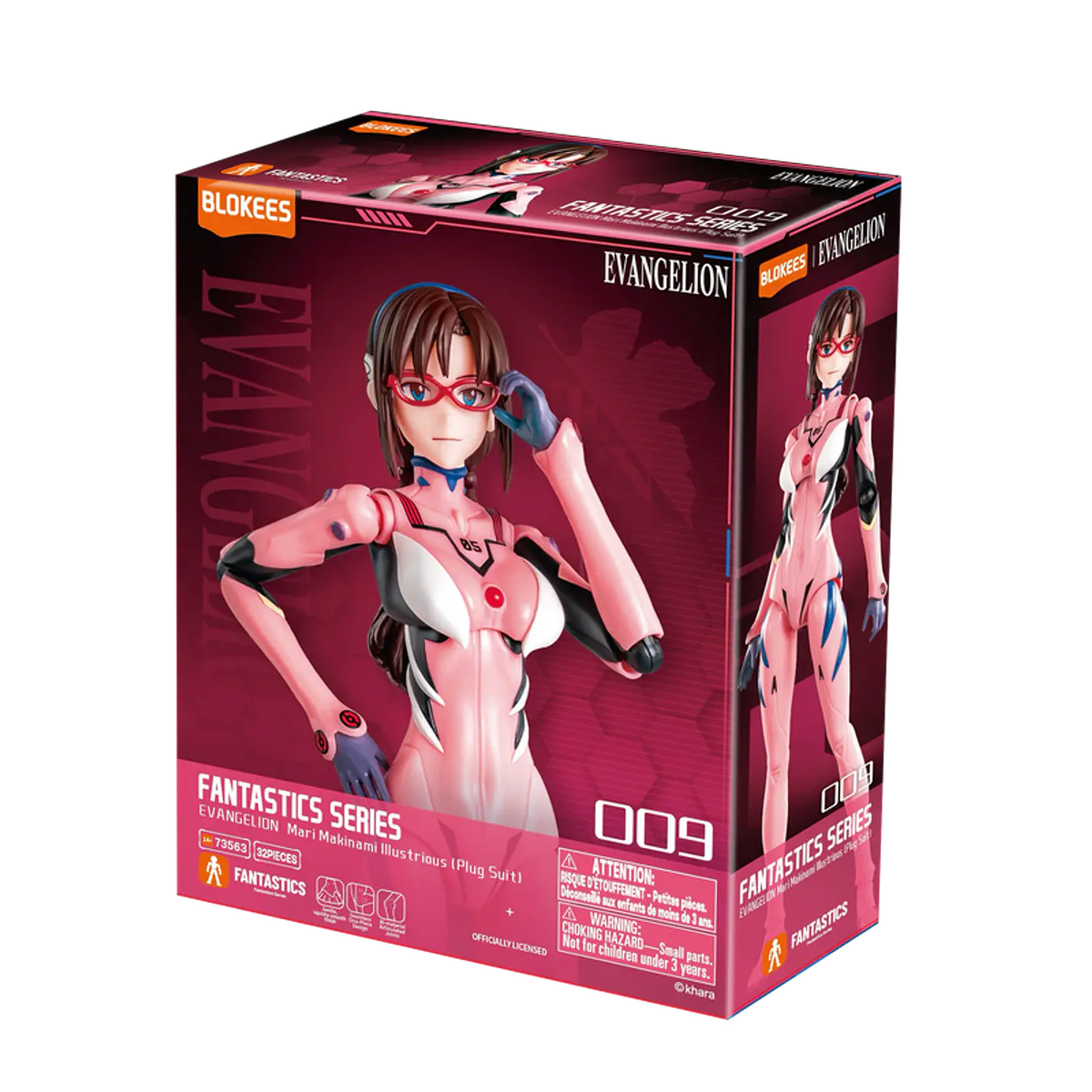 Blokees | Evangelion Fantastics Series | 02 Mari Makinami Illustrious | (Plug Suit)