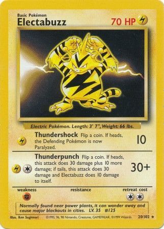 Electabuzz - 20/102 - Rare Unlimited