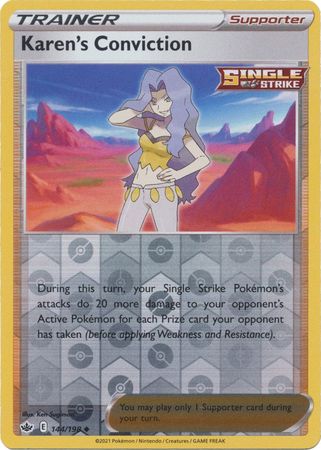 Karen's Conviction - 144/198 - Uncommon Reverse Holo (Español)