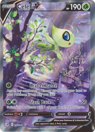 Celebi V - 245/264 - Alternate Art Ultra Rare