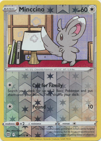 Minccino - 124/172 - Common Reverse Holo (Español)