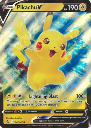 Pikachu V Oversized Promo - SWSH198 - Promo