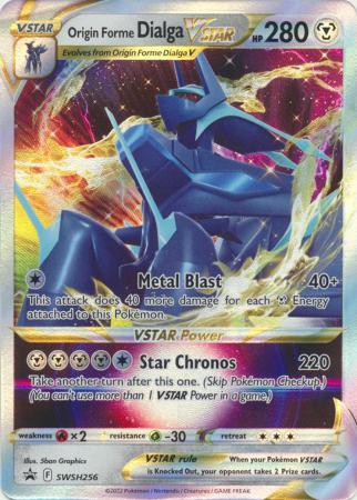 Origin Forme Dialga VSTAR - SWSH256 - Full Art Promo