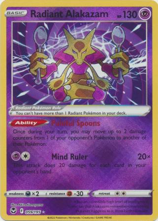 Radiant Alakazam - 059/195 - Radiant Rare