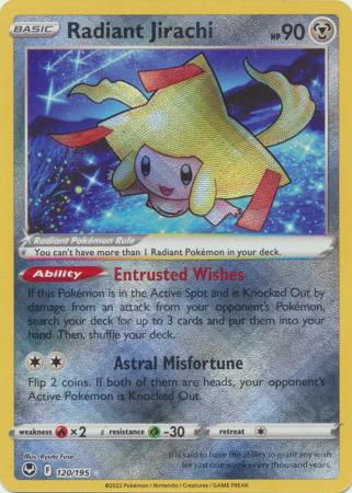 Radiant Jirachi - 120/195 - Radiant Rare