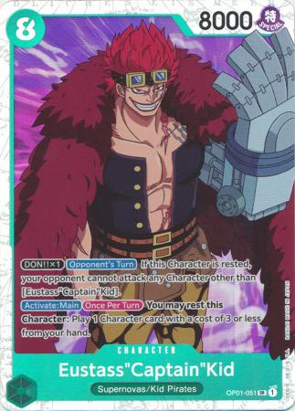 Eustass"Captain"Kid - OP01-051 - Super Rare