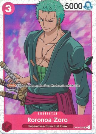 Roronoa Zoro - OP01-025 - Super Rare