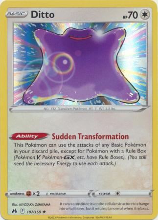 Ditto - 107/159 - Holo Rare