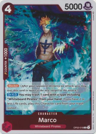 Marco - OP02-018 - Rare - Foil