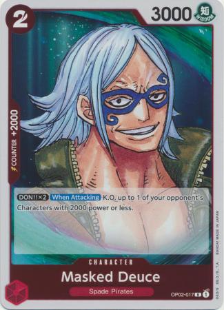 Masked Deuce - OP02-017 - Rare - Foil