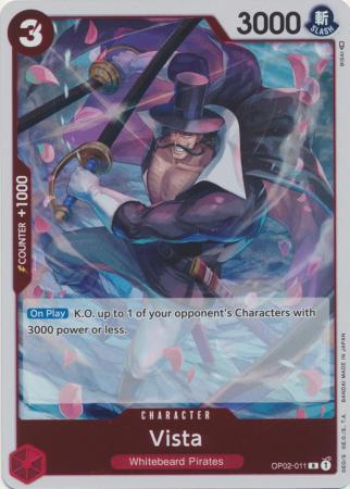 Vista - OP02-011 - Rare - Foil