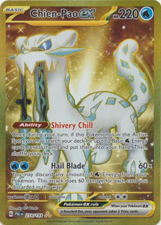 Chien-Pao ex - 274/193 - Gold Secret Rare