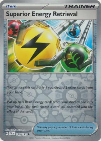 Superior Energy Retrieval - 189/193 - Uncommon Reverse Holo