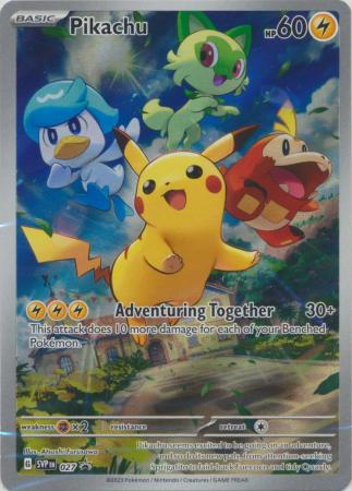 Pikachu - SVP027 - Illustration Rare Promo