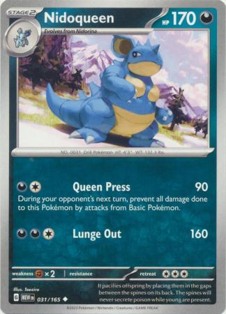 Nidoqueen - 031/165 - Uncommon