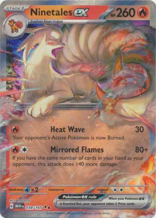 Ninetales ex - 038/165 - Ultra Rare