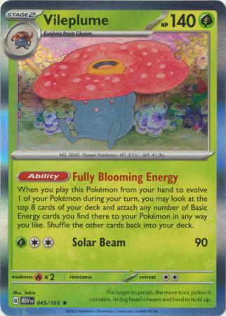 Vileplume - 045/165 - Holo Rare