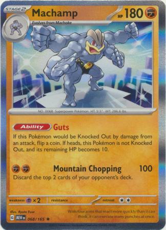 Machamp - 068/165 - Holo Rare (Español)