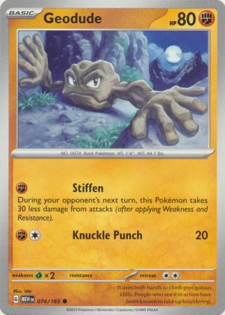 Geodude - 074/165 - Common