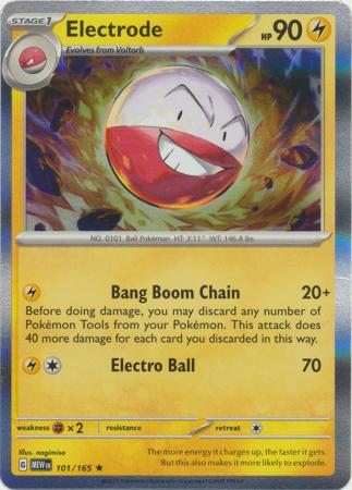 Electrode - 101/165 - Holo Rare