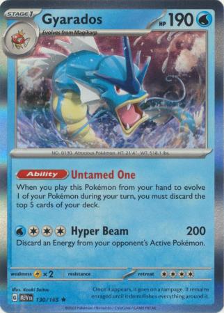 Gyarados - 130/165 - Holo Rare (Español)