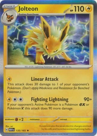 Jolteon - 135/165 - Holo Rare