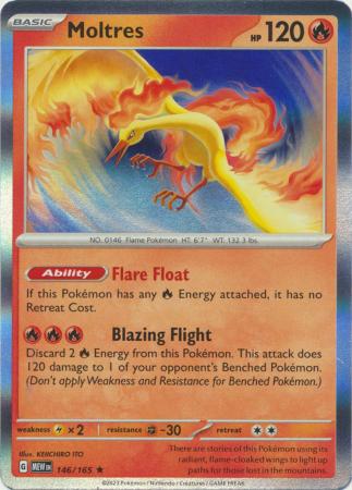 Moltres - 146/165 - Holo Rare