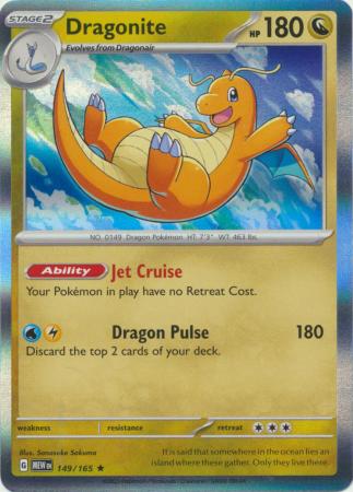 Dragonite - 149/165 - Holo Rare