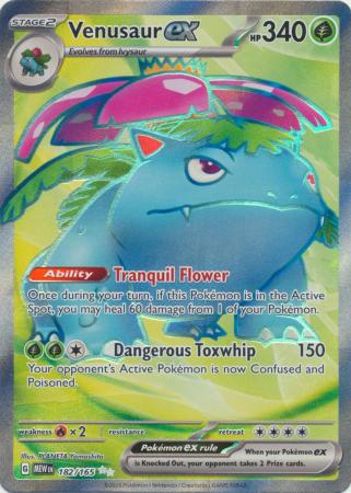 Venusaur ex - 182/165 - Full Art Secret Rare (Español)