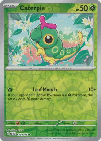 Caterpie - 010/165 - Common Reverse Holo