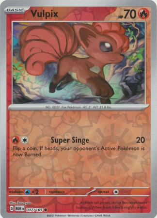 Vulpix - 037/165 - Common Reverse Holo