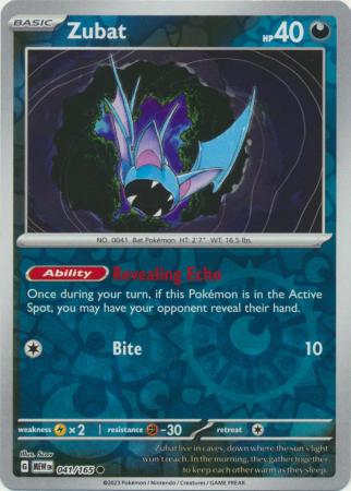 Zubat - 041/165 - Common Reverse Holo (Español)